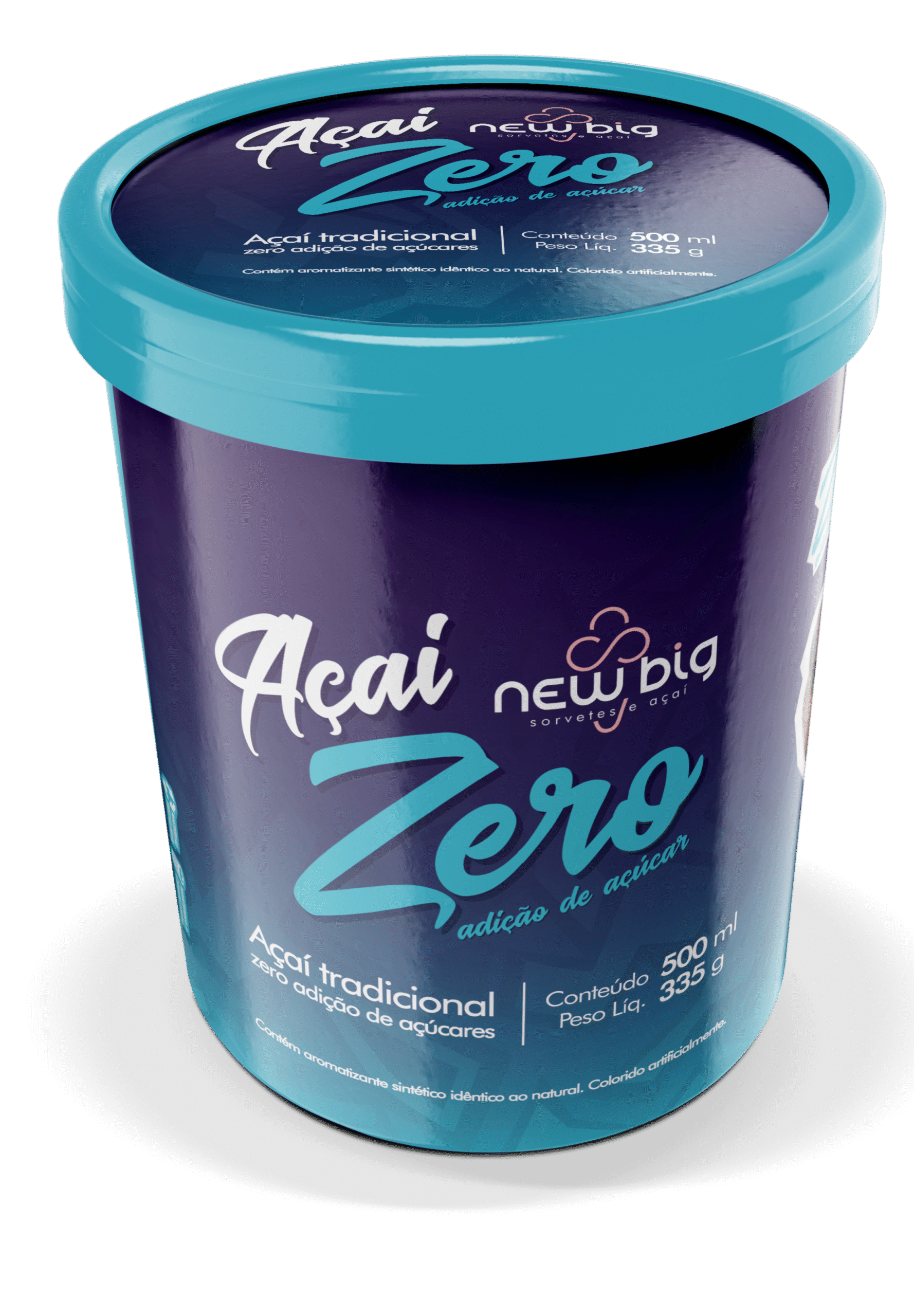 Açaí 500ml Zero açúcar