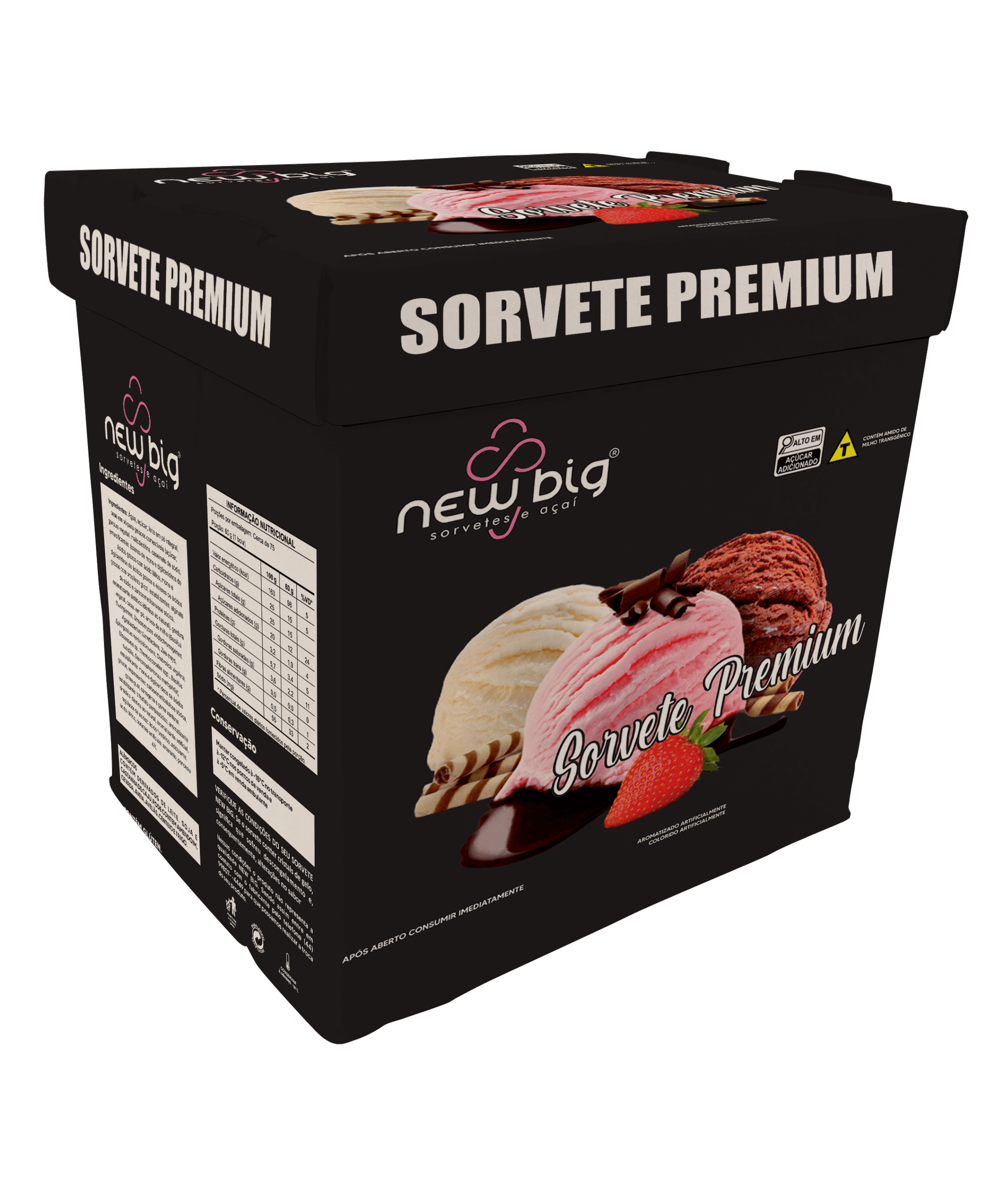 Sorvete Premium 10 litros