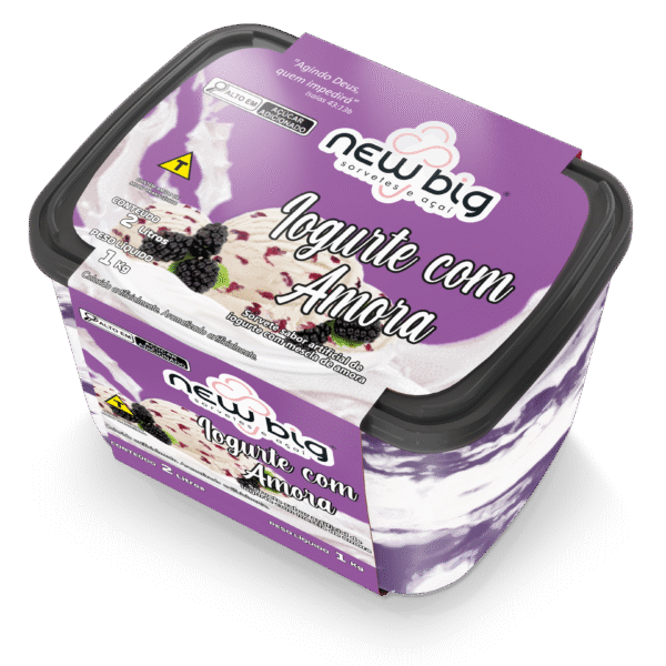 Iogurte com Amora