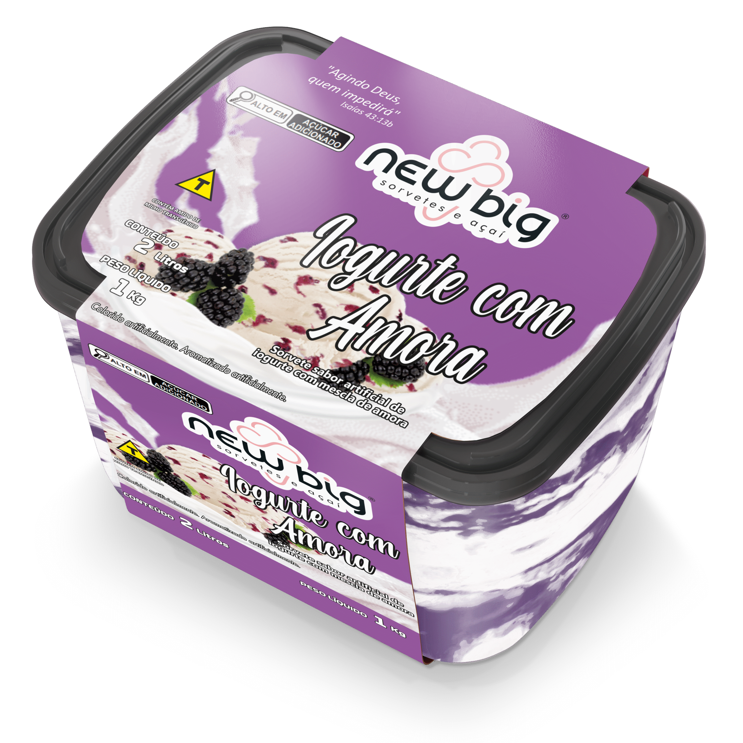 Iogurte com Amora