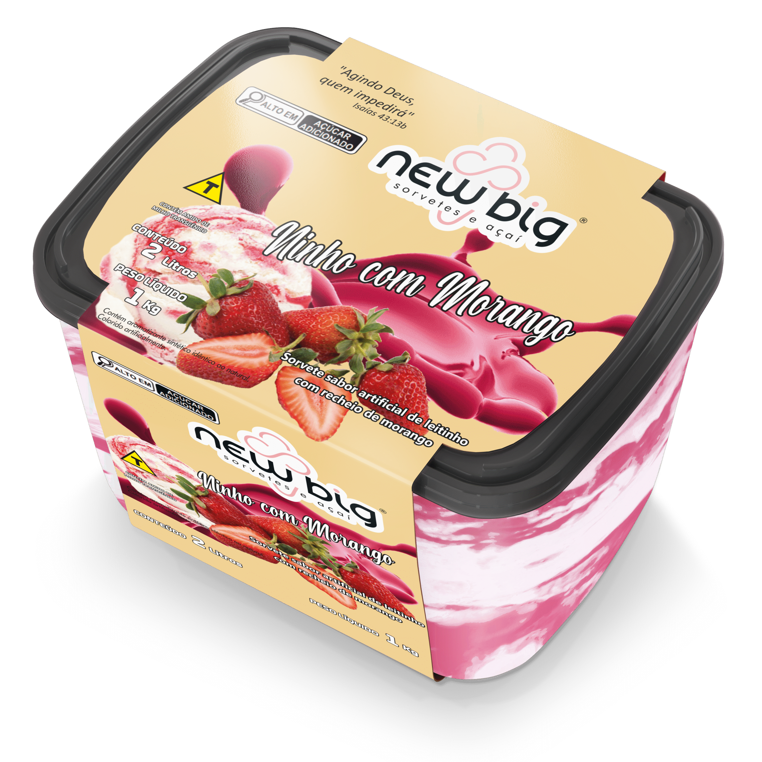 Ninho com Morango